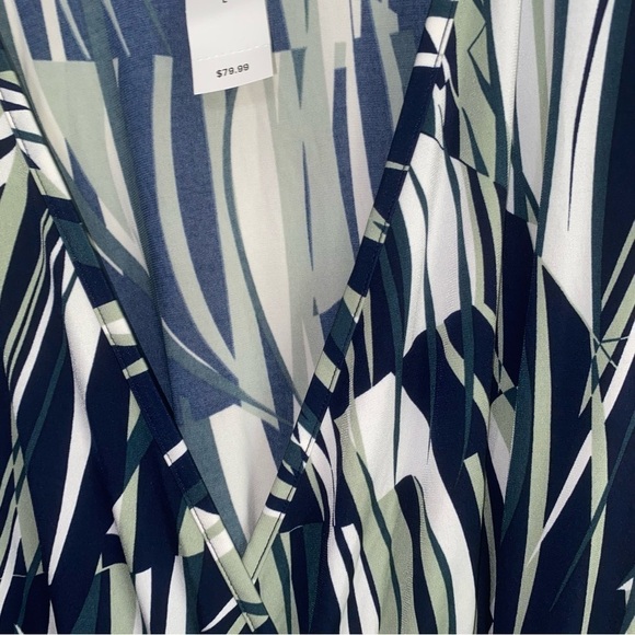 NWT Banana Republic Geometric Wrap Dress - Picture 6 of 8